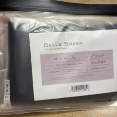 BELLE SHEER プレミアムシェイプスパツ ブラック 【L】