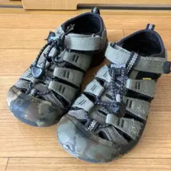 KEEN カモフラージュ サンダル　19.5