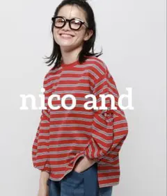 niko and... ツイストスリーブデザインプルオーバー　ニコアンド　長袖Mのサムネイル