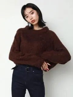EMODA(エモダ) グリッターカーブニットのサムネイル