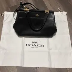 COACH コーチ ショルダーバッグ ハンドバッグ ブラック レザー 2wayのサムネイル