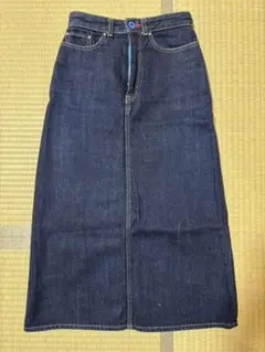 ZARA Z1975 ミディ丈デニムスカート Mサイズ バレンタイン ハート