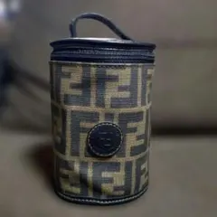 7月末まで【FENDI】円筒形ロゴポーチ メイク 化粧ポーチ 1990年代のサムネイル