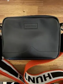 HUNTER ブラック ショルダーバッグ