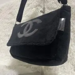 【極美品】　シャネル　ショルダーバッグ　パイル地　ノベルティ