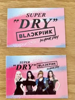 スーパードライ×BLACKPINK ステッカー