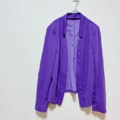 ✨貴重✨紫色 長袖 羽織 トップス