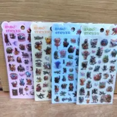 イタリアンブレインロットぷくぷくシール４枚セット　ボンドロシール４枚セット