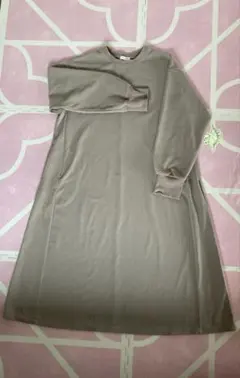 a★mama様専用　マタニティ授乳ワンピースＬサイズ　ベージュ　産前産後