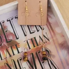 ゆらゆらピアス。:°ஐ♡*ブラック　No.58