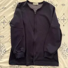 NAGAILEBEN ジップアップ カーディガン ネイビー