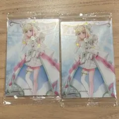 プリキュアウエハース キミとアイドルプリキュア キュアズキューン 2枚セット