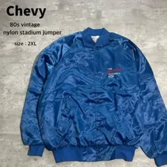 【限定700円引き中✨レア✨】Chevy80sビンテージナイロンジャンパー2XLのサムネイル
