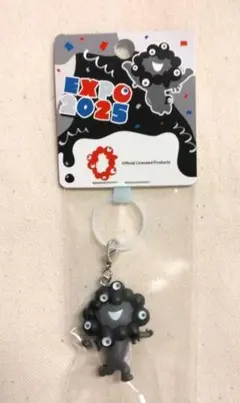 万博 黒ミャク アンブレラマーカー 走る 立体 マスコット