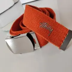Stussy オレンジ キャンバス ガチャベルト