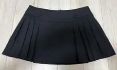 【新品未使用】ZARA プリーツミニスカート ブラック