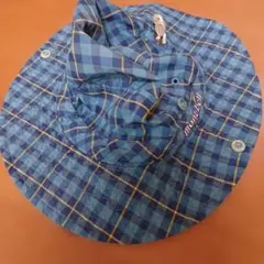 モンベル　51ー54 キッズ用チェック柄ハット