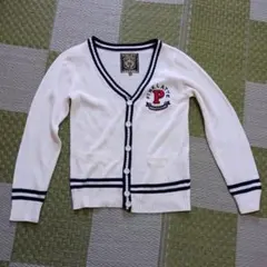 Pinklatteカーディガン M 白色