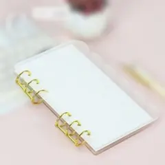 もこもこ クリア アクリルバインダー リフィル A6 貯金 saving 韓国