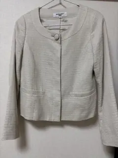 【値下げ】NATURAL BEAUTY BASIC ノーカラージャケット M