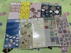 シールまとめ売り　10点 使いかけ 100均