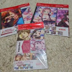 バンドリ！ ガルパ オリジナルちりめん風風呂敷 2種・ノートセット