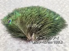 孔雀の羽 ピーコックフェザー 手芸素材　約120本 孔雀の羽 ピーコックフェザー 手芸素材 約120本 - メルカリ
