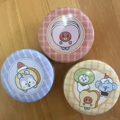 BT21 プチキャン 缶ケース 3個セットのサムネイル
