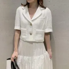 SNIDEL ハーフスリーブ バリエジャケット