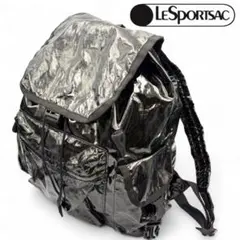 美品✨レスポートサック リュック ブラックシャイン 大容量 光沢 ナイロン 軽量