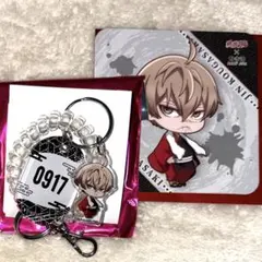 桃源暗鬼 極楽湯 ロッカーキー風キーホルダー コースター 皇后崎 ミニキャラ