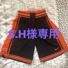 【お値下げしました】Nike バスケットボールパンツ L 黒/オレンジ