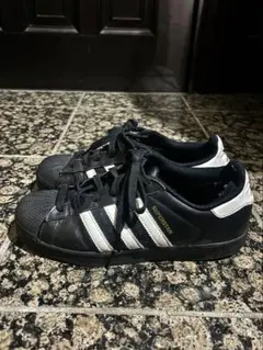 adidas スーパースター スニーカー 24.5cm ブラック
