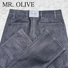 ✨美品✨ MR.OLIVE ミスターオリーブ WALDES ジップ 黒デニム Mのサムネイル