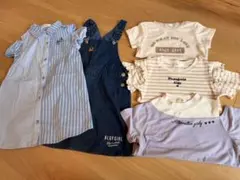 ALGY 夏服　ジャンバースカート　ワンピース　半袖Tシャツ　130cm