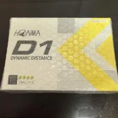 HONMA D1 ゴルフボール イエロー 12球入のサムネイル