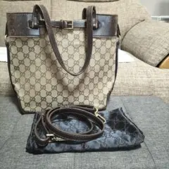 GUCCI GGパターン トートバッグ ベージュ