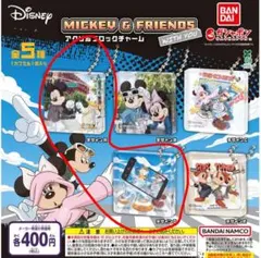 ディズニー アクリルブロックチャーム 2点セット