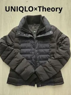 美品　UNIQLOユニクロ×theoryセオリー　コラボダウンジャケットS