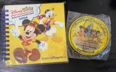 ディズニーキッズサマーアドベンチャー　ノート&バッジ