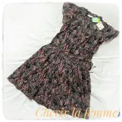 【新品未使用】 定価24150円 シェリーラファム 花柄ワンピースのサムネイル