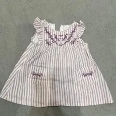 プティマイン ドレス　トップス　80