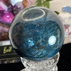 高品質 ブルーアパタイトスフィアNo.2442