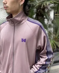 22aw needles トラックジャケット　L needles 22aw トラックジャケット パープル 永野芽郁着用 L