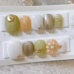 ニュアンスネイルチップ　春