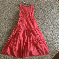 あいたん様　専用　クレストブリッジ　ノースリーブ　ロング、ワンピース濃いピンク