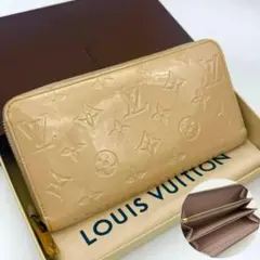 ルイヴィトン ジッピーウォレット 長財布 ヴェルニ ローズアンジェリークピンク