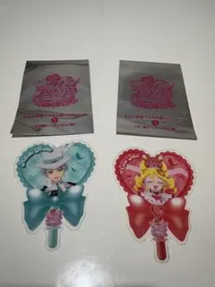 プリキュア　キミと応援♪うちわ型クリアカード　シークレット+響カイト