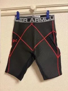 UNDER ARMOUR インナータイツ SM ブラック/レッド