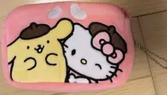 サンリオ　キティ　ポムポムプリン　ポーチ　ティッシュケース